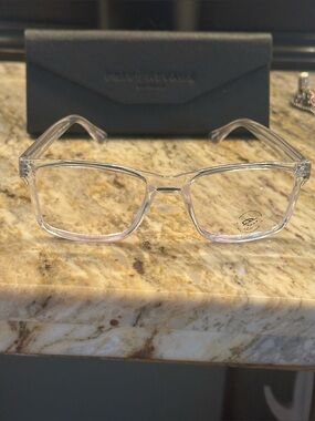 Clear Transparent Square Eyeglasses